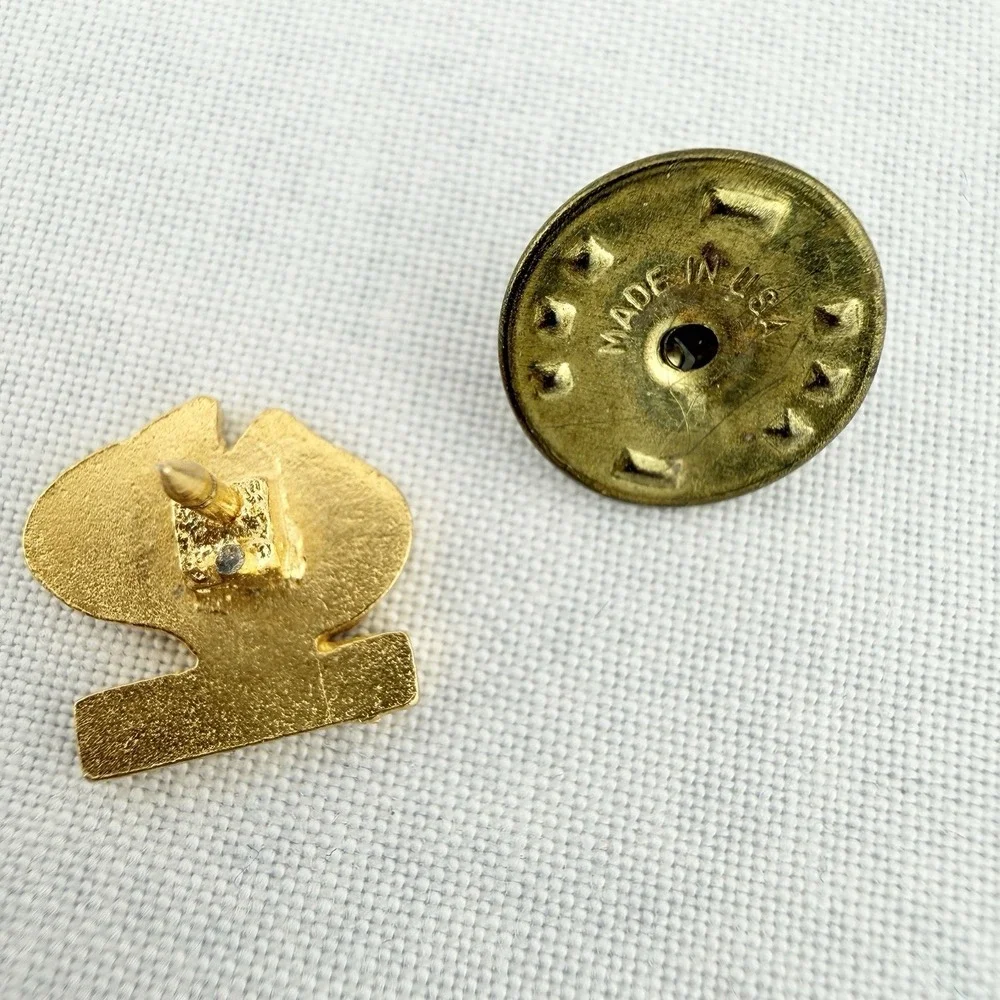 Vintage AWANA 50 Lapel Pin / Tie Tac Vest Hat‎ 50th Anniversary Gold Tone Gift